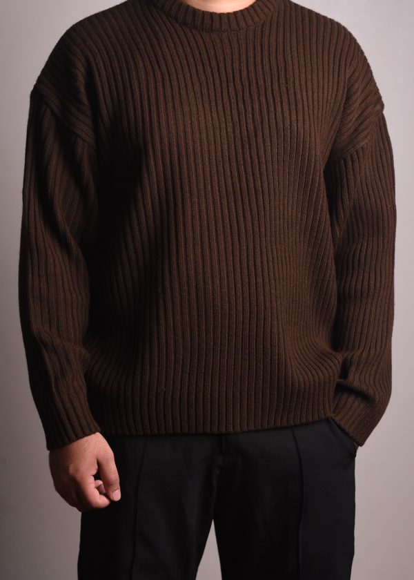 Brown Oversized Jumper