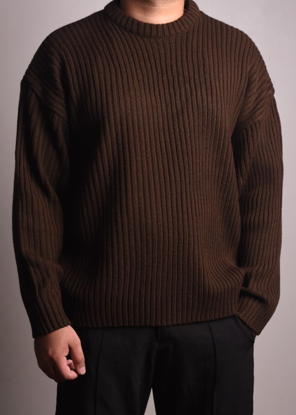 Brown Oversized Jumper
