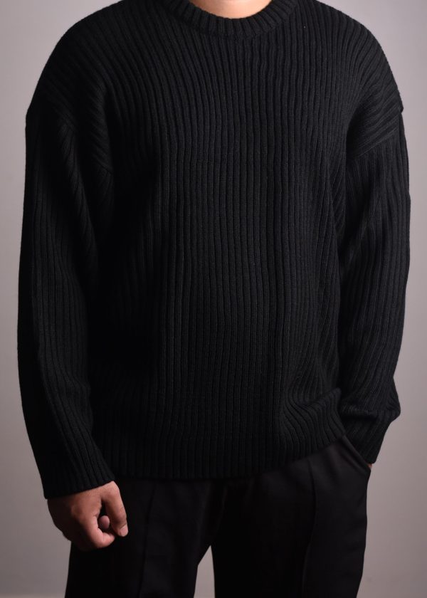 Black Oversized Jumper