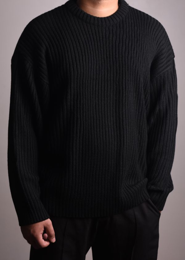 Black Oversized Jumper